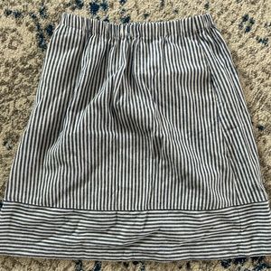 Jcrew striped pull on skirt size small